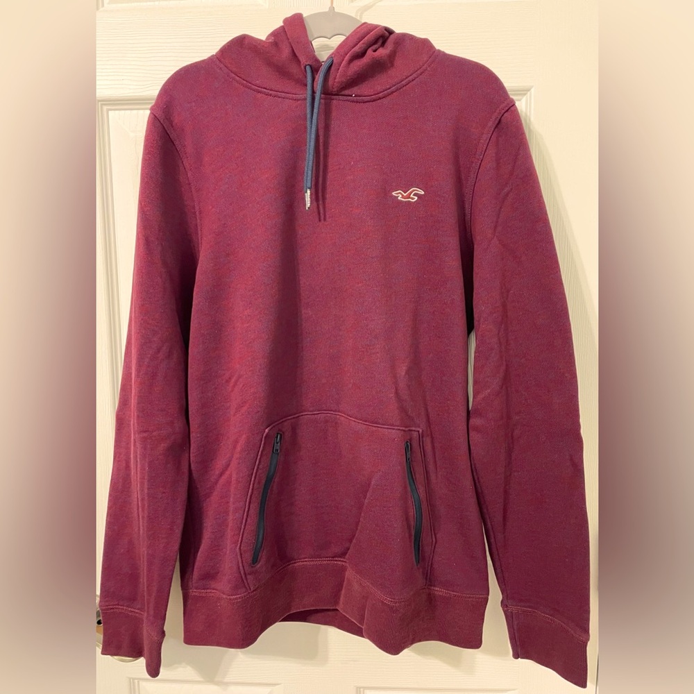 Hollister Hoodie Burgendy